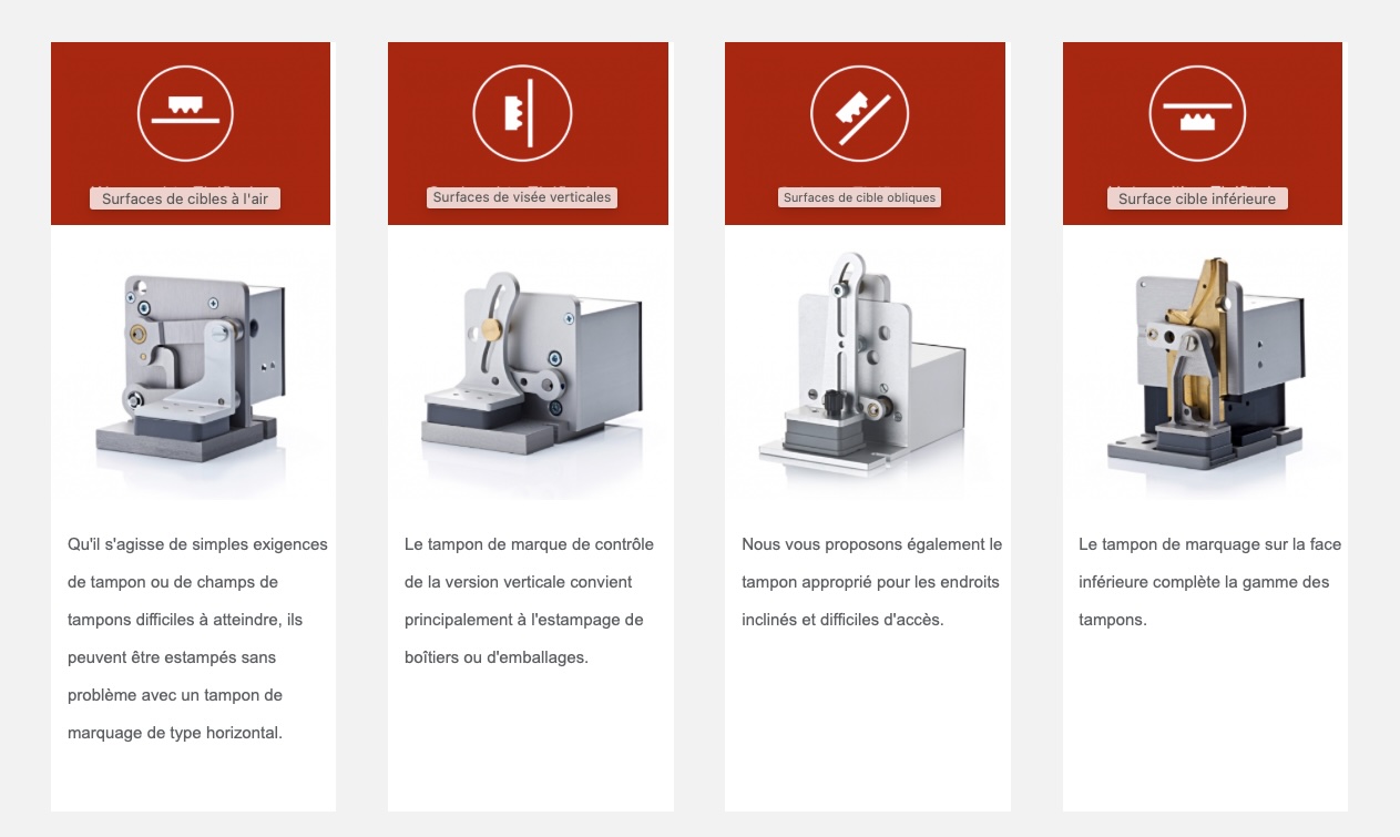 PZS Quintest type de marquage